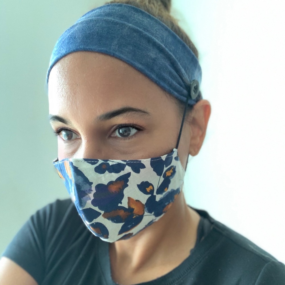 Denim Pattern Face Mask